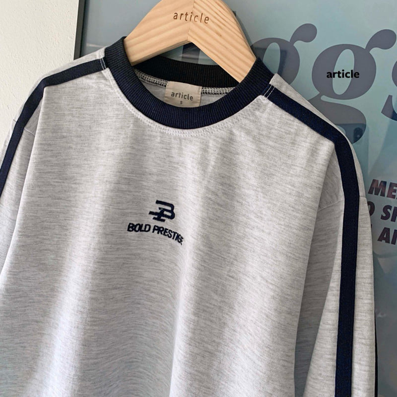 Article - Korean Children Fashion - #kidzfashiontrend - Bold Line Tee - 4
