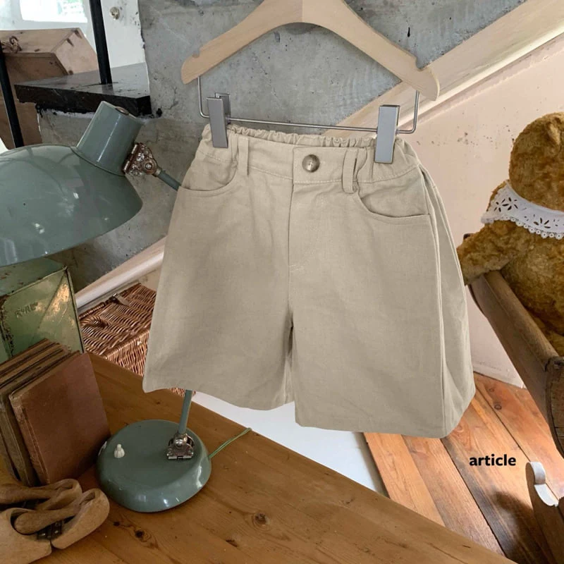 Article - Korean Children Fashion - #childofig - Pintuck Bermuda Pants - 8