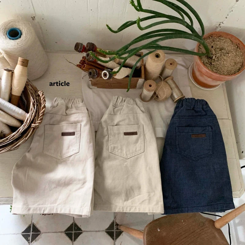 Article - Korean Children Fashion - #childofig - Pintuck Bermuda Pants - 9