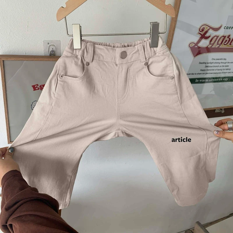 Article - Korean Children Fashion - #childofig - Side-Pleated Pants - 8