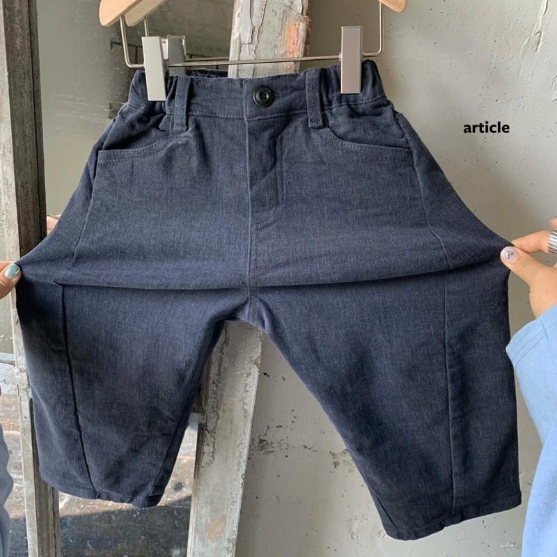 Article - Korean Children Fashion - #childofig - Peach Cut-Detail Pants - 7