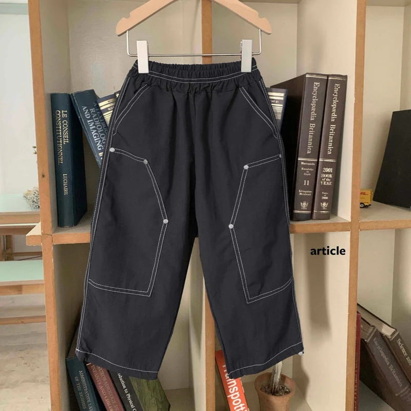 Article - Korean Children Fashion - #childofig - Stitch Pants - 5