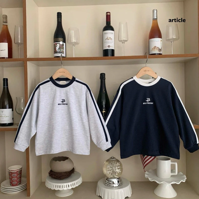 Article - Korean Children Fashion - #childofig - Bold Line Tee - 9