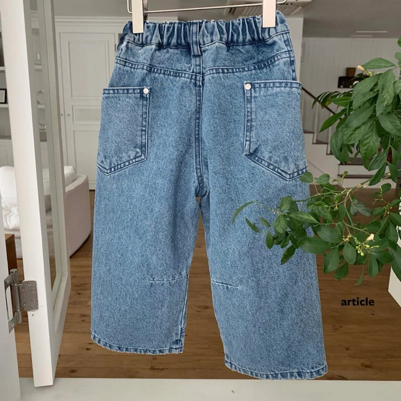 Article - Korean Children Fashion - #childrensboutique - Logos Cut Denim - 7