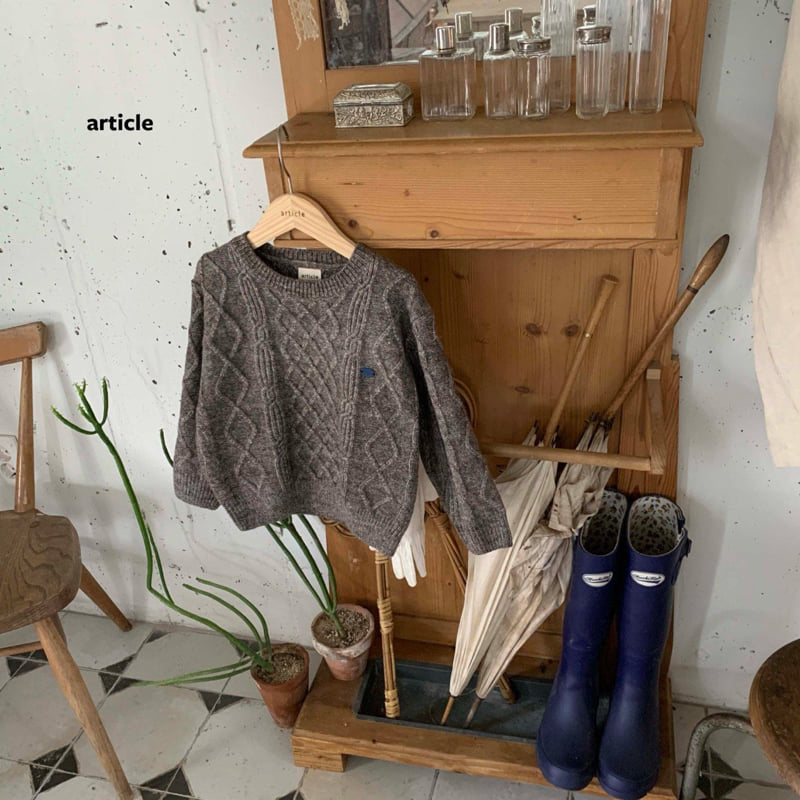 Article - Korean Children Fashion - #childrensboutique - Hello Fisherman Knit - 6