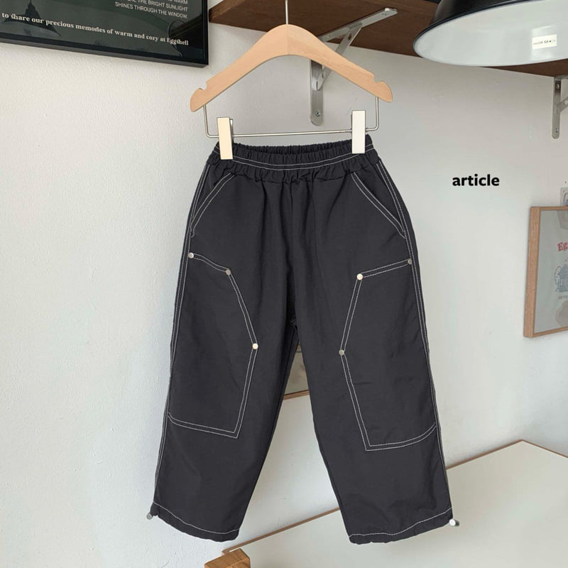 Article - Korean Children Fashion - #childrensboutique - Stitch Pants - 6