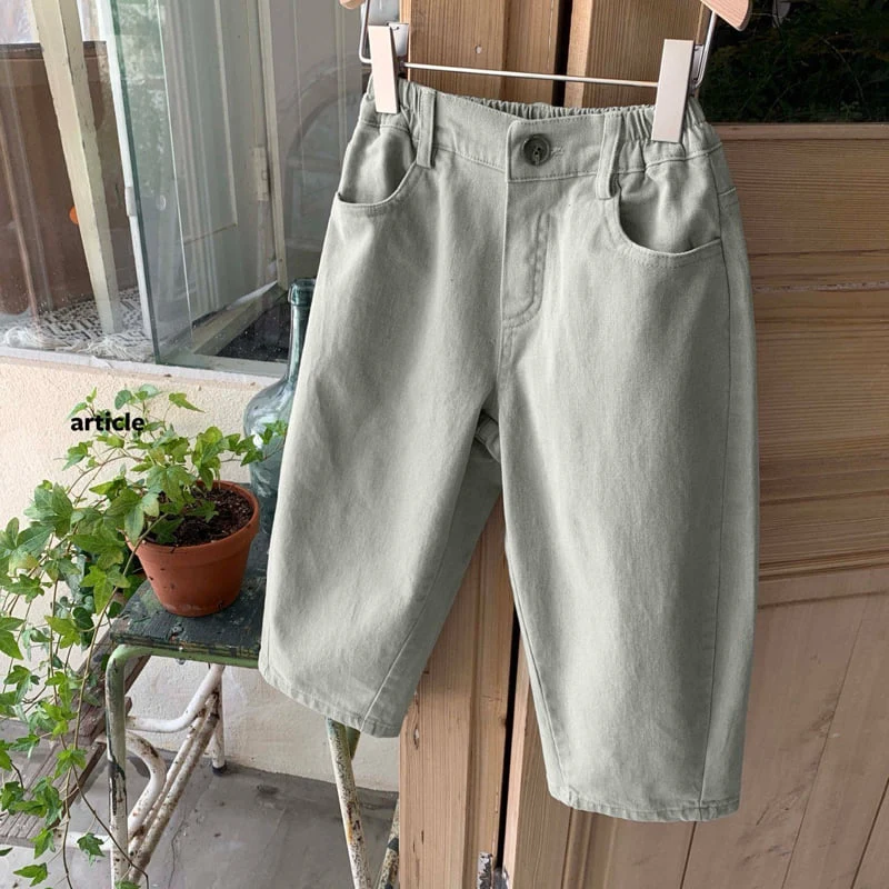 Article - Korean Children Fashion - #designkidswear - Mora Curved Pants - 2