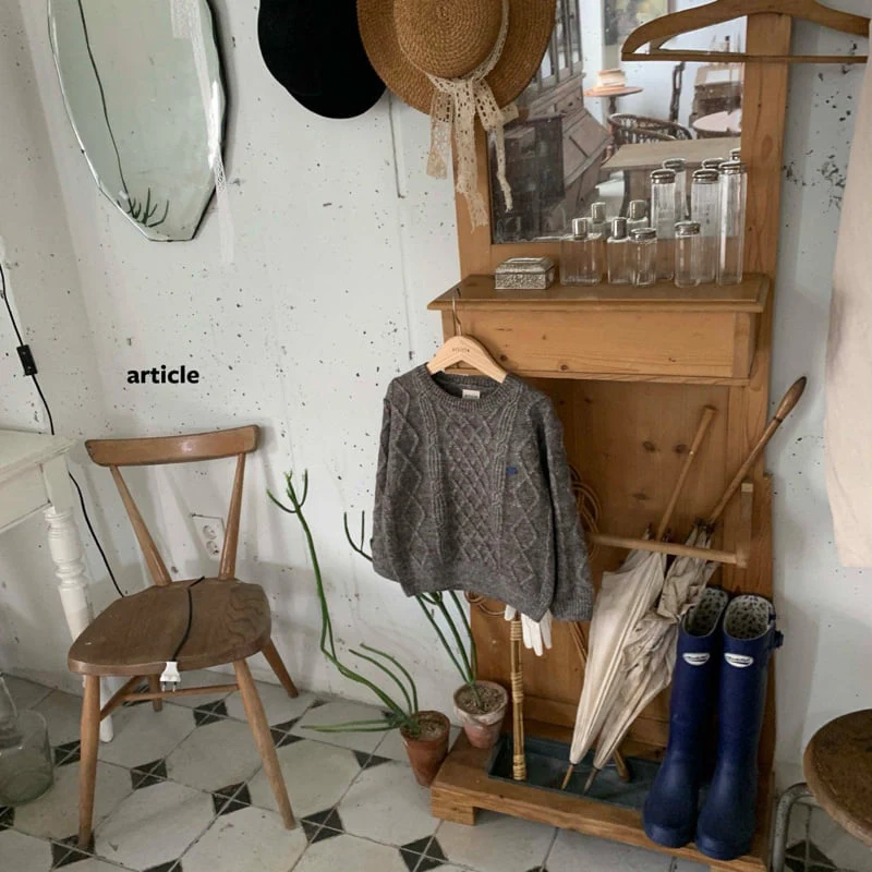 Article - Korean Children Fashion - #designkidswear - Hello Fisherman Knit - 7