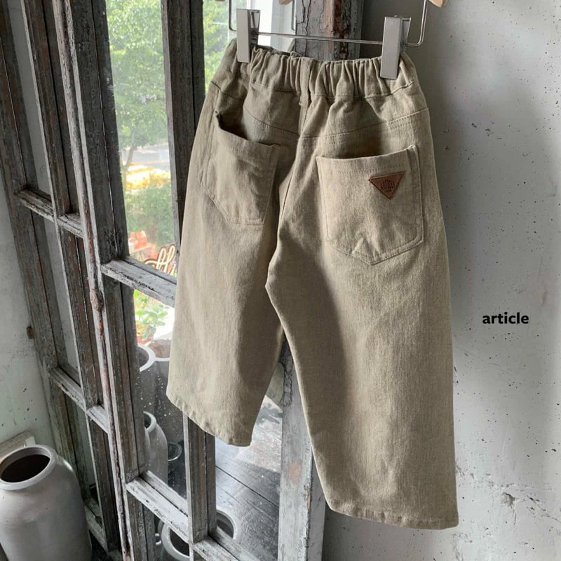 Article - Korean Children Fashion - #designkidswear - Peach Cut-Detail Pants - 9