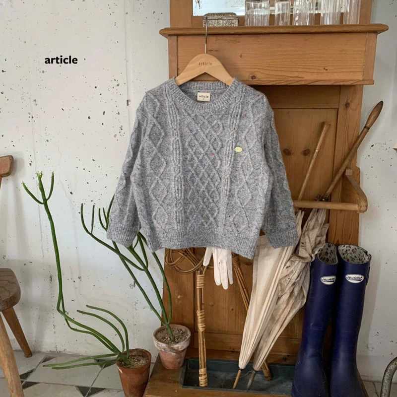 Article - Korean Children Fashion - #discoveringself - Hello Fisherman Knit - 8