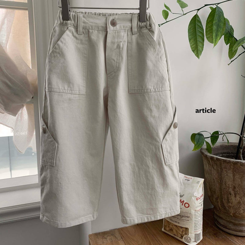 Article - Korean Children Fashion - #designkidswear - Studio Cargo Pants - 4