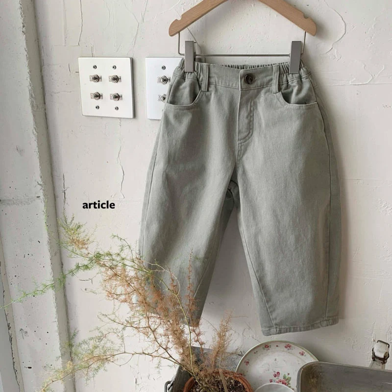Article - Korean Children Fashion - #discoveringself - Mora Curved Pants - 4