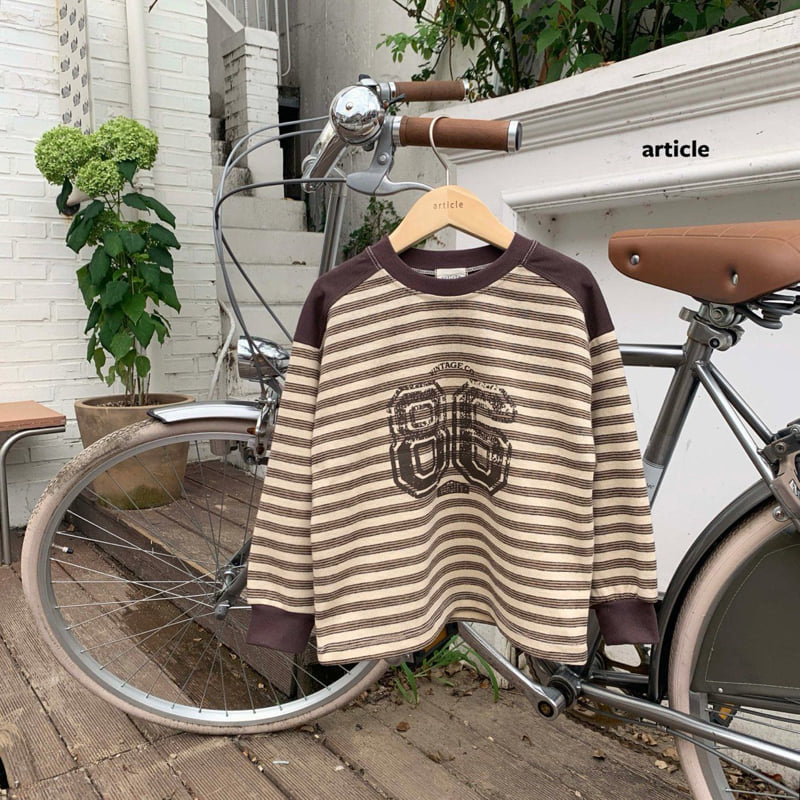 Article - Korean Children Fashion - #fashionkids - 86 Box Stripe Tee - 6