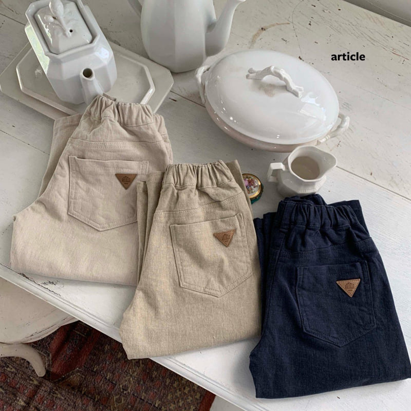 Article - Korean Children Fashion - #fashionkids - Peach Cut-Detail Pants - 11