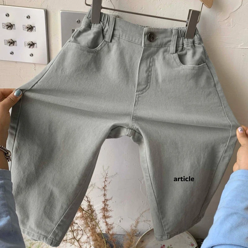 Article - Korean Children Fashion - #kidsshorts - Mora Curved Pants - 5