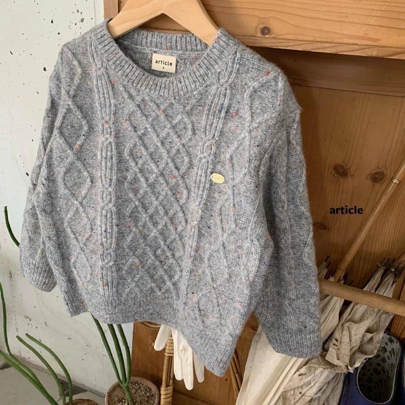 Article - Korean Children Fashion - #kidsshorts - Hello Fisherman Knit - 10