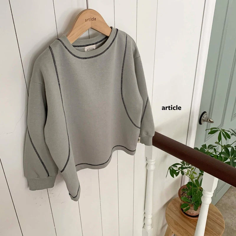 Article - Korean Children Fashion - #kidsshorts - Color-Block Tee - 7