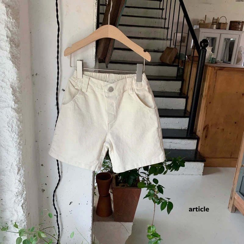 Article - Korean Children Fashion - #kidsshorts - Bera Corduroy Shorts - 2
