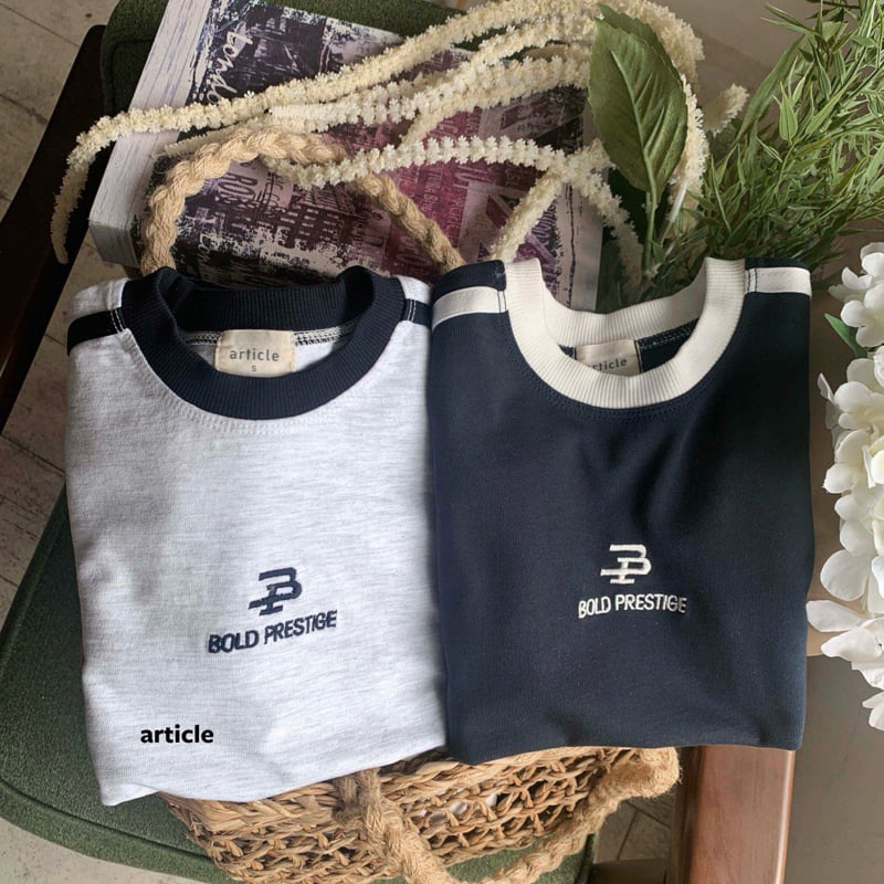 Article - Korean Children Fashion - #kidsshorts - Bold Line Tee