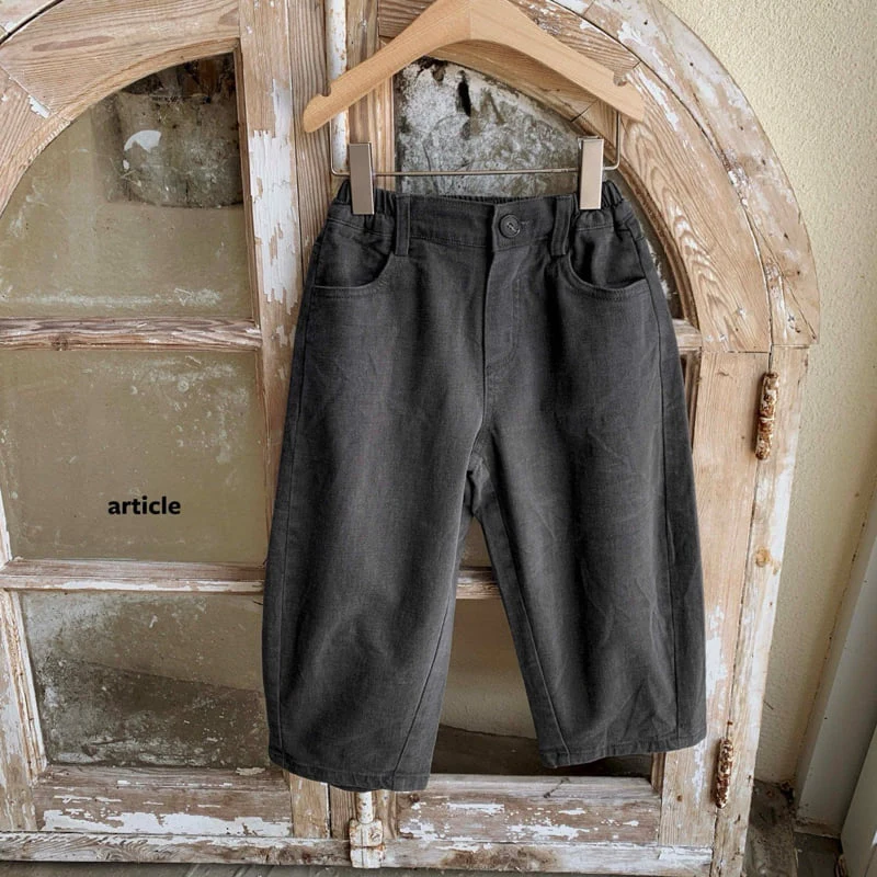 Article - Korean Children Fashion - #kidsstore - Mora Curved Pants - 6