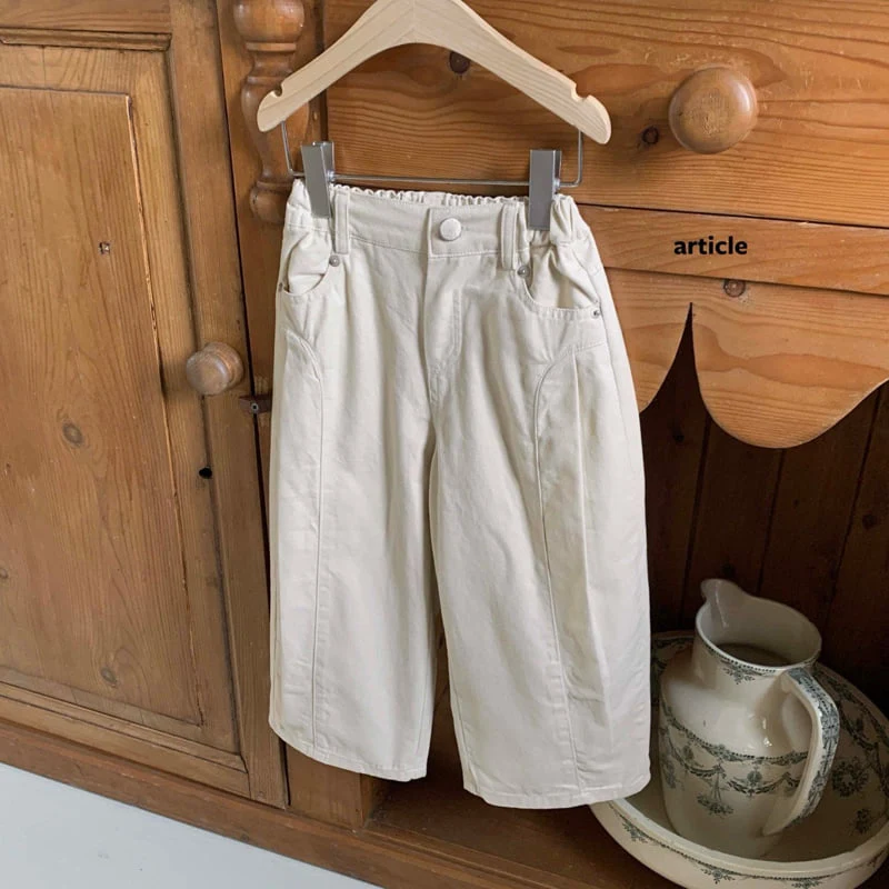 Article - Korean Children Fashion - #kidsshorts - Room Cut Pants - 4