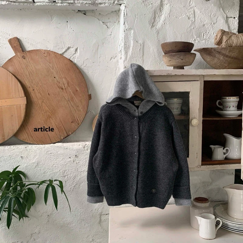 Article - Korean Children Fashion - #kidzfashiontrend - Noda Hooded Double Knit  - 6