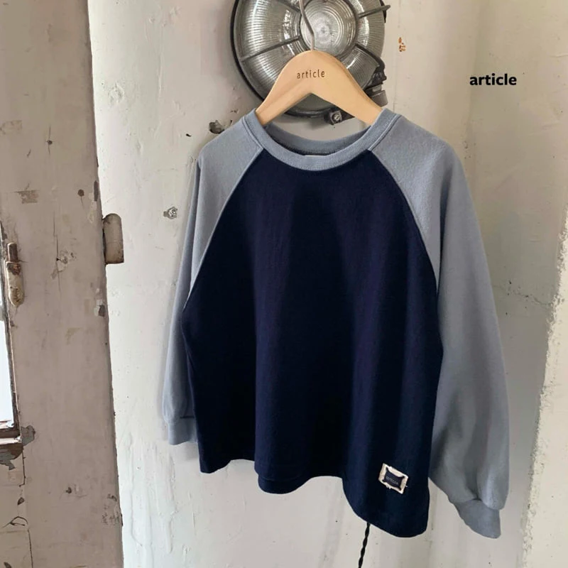 Article - Korean Children Fashion - #kidzfashiontrend - Color Blocking Raglan Tee - 3