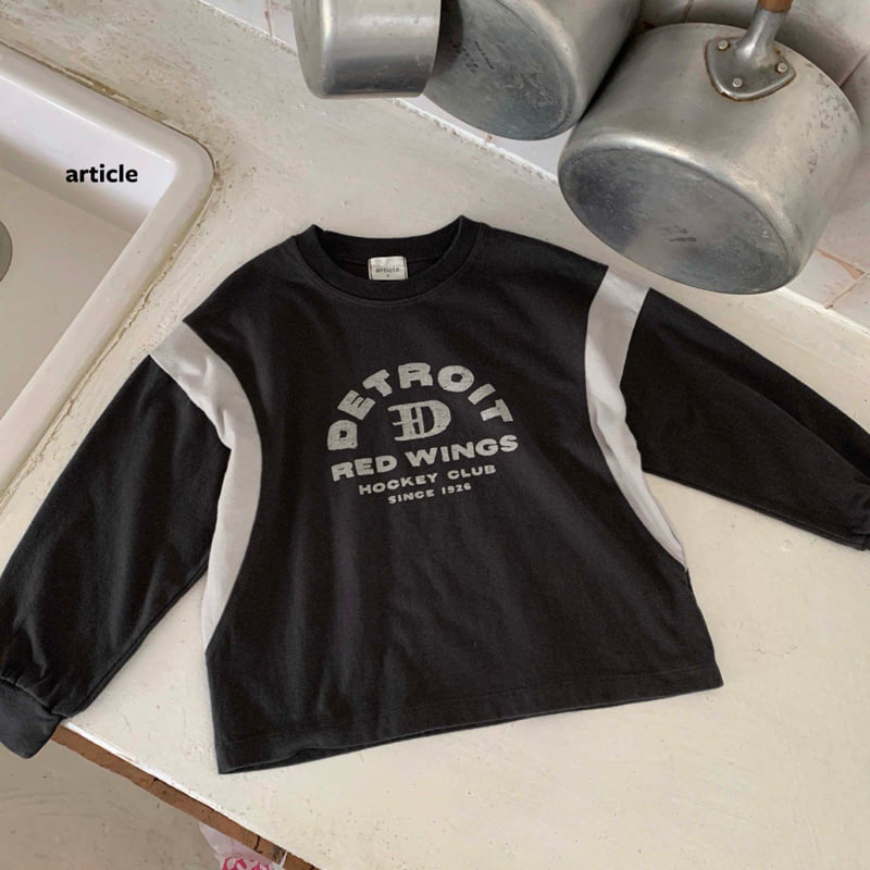 Article - Korean Children Fashion - #kidzfashiontrend - Detroit Print Tee - 6