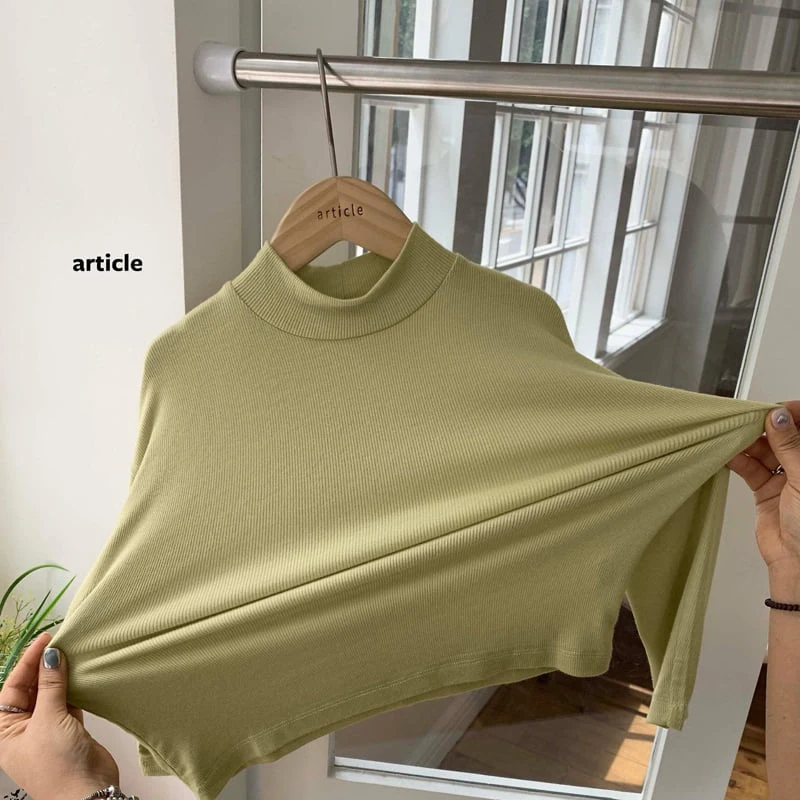 Article - Korean Children Fashion - #kidzfashiontrend - Palette Turtleneck Top - 5