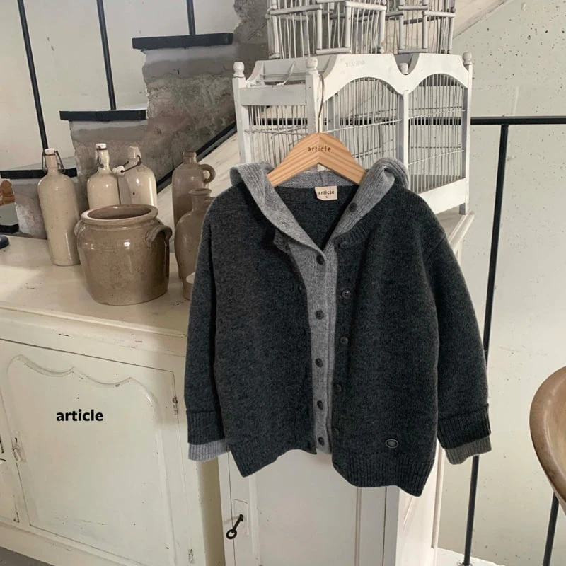 Article - Korean Children Fashion - #littlefashionista - Noda Hooded Double Knit  - 8