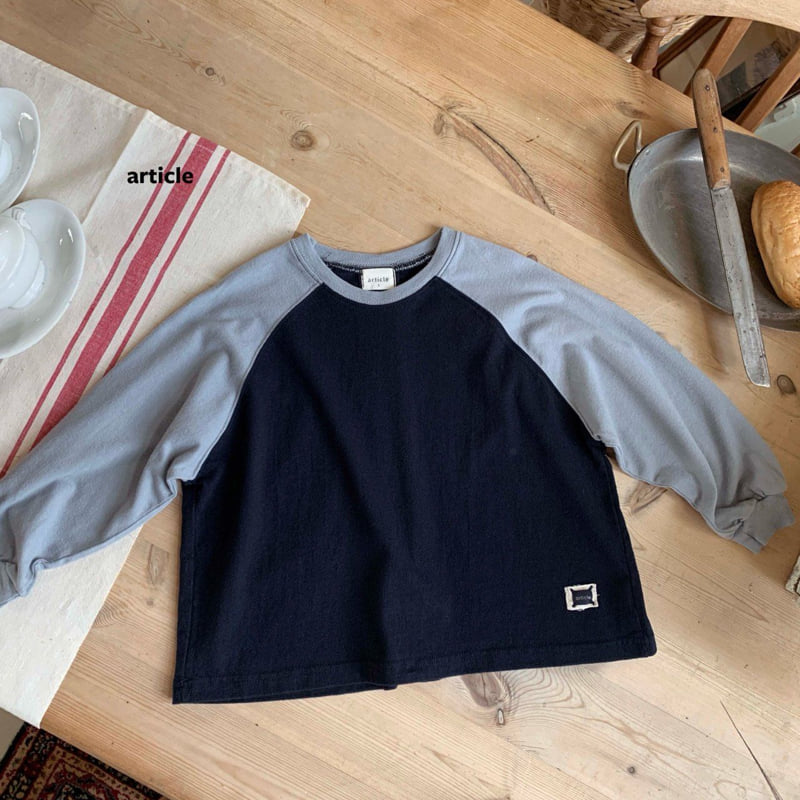 Article - Korean Children Fashion - #littlefashionista - Color Blocking Raglan Tee - 5