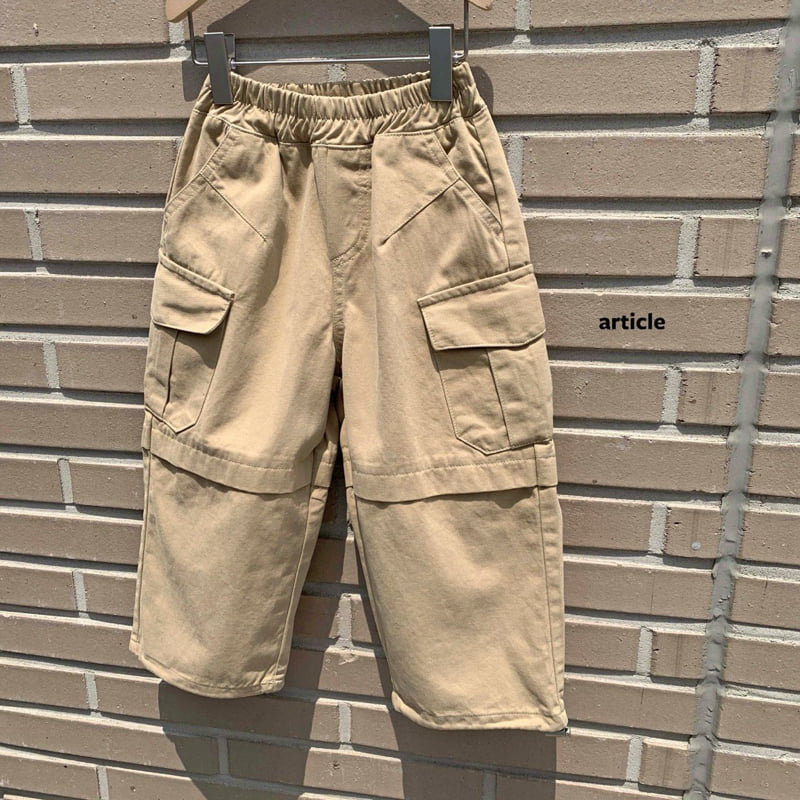 Article - Korean Children Fashion - #Kfashion4kids - Peach Bio Cargo Pants - 4
