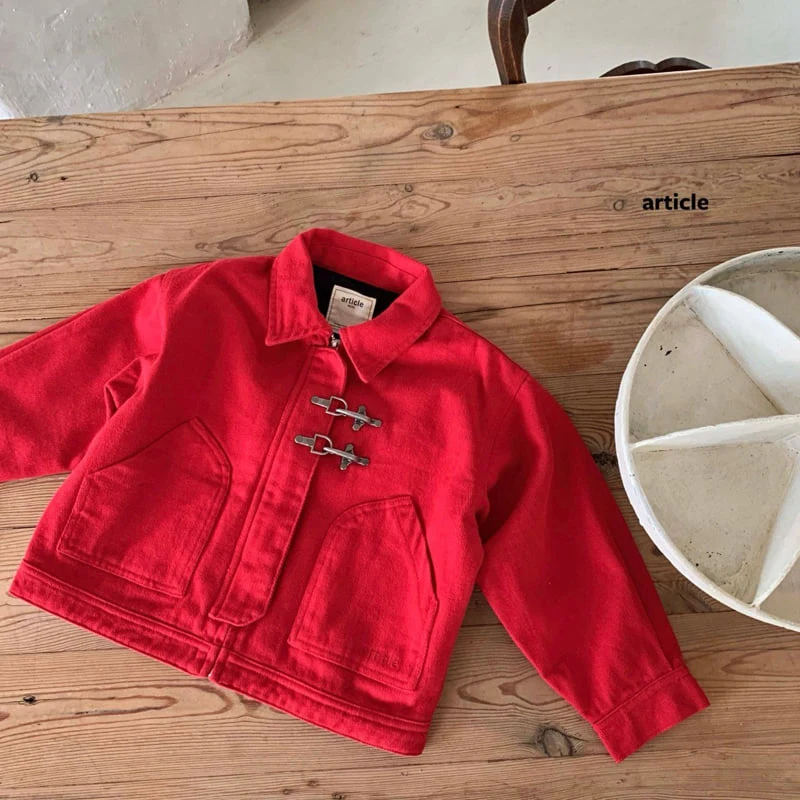 Article - Korean Children Fashion - #littlefashionista - Behavior Jacket - 2