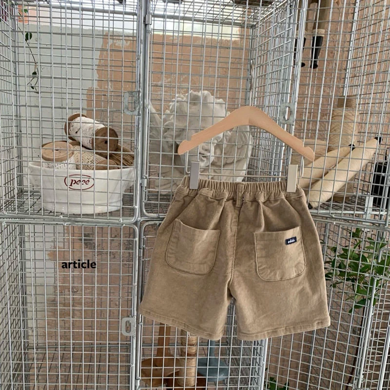 Article - Korean Children Fashion - #littlefashionista - Bera Corduroy Shorts - 6