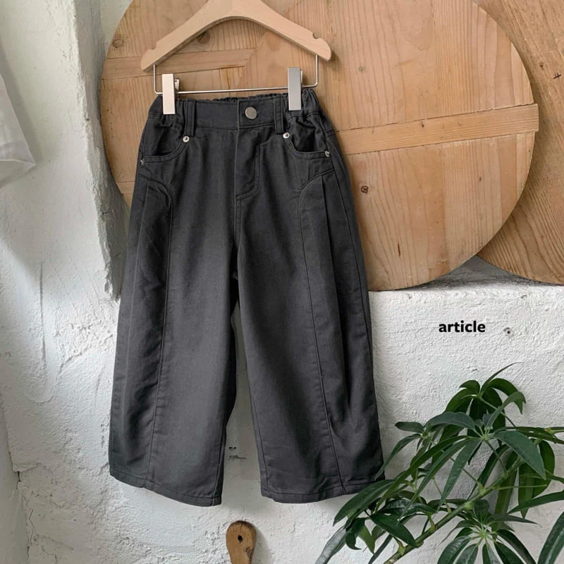 Article - Korean Children Fashion - #magicofchildhood - Room Cut Pants - 8