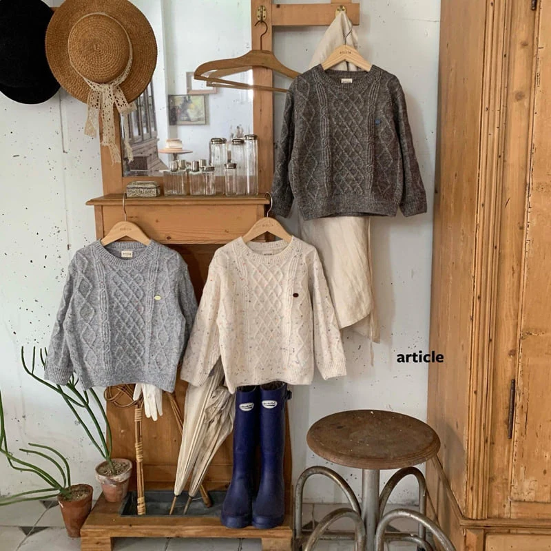 Article - Korean Children Fashion - #magicofchildhood - Hello Fisherman Knit