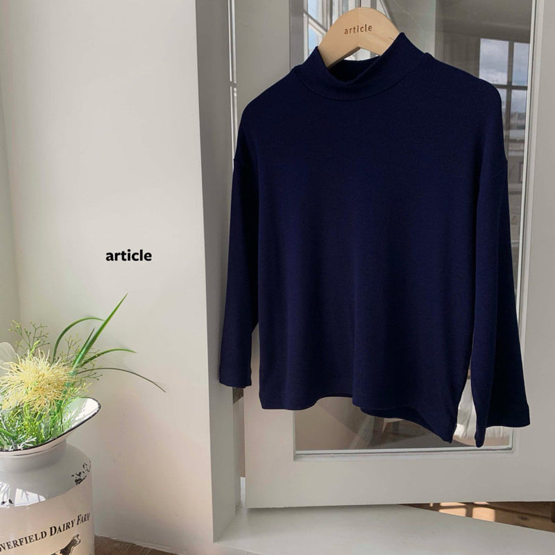 Article - Korean Children Fashion - #magicofchildhood - Palette Turtleneck Top - 8