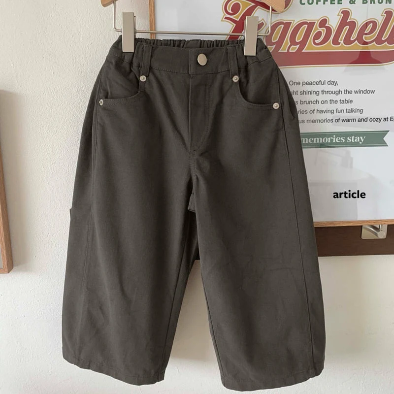 Article - Korean Children Fashion - #magicofchildhood - Side-Pleated Pants - 2