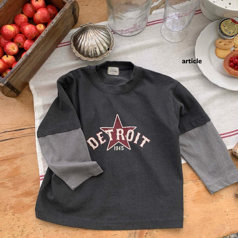 Article - Korean Children Fashion - #littlefashionista - 1945 Pigment Print Tee - 4