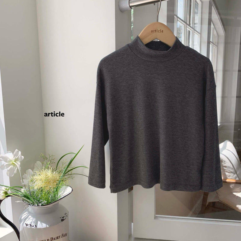 Article - Korean Children Fashion - #minifashionista - Palette Turtleneck Top - 9