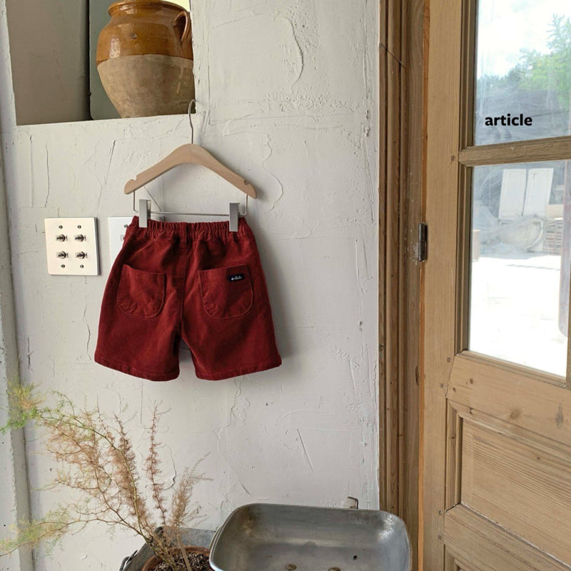 Article - Korean Children Fashion - #minifashionista - Bera Corduroy Shorts - 8