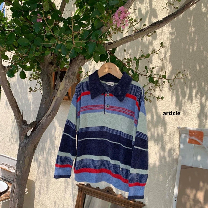 Article - Korean Children Fashion - #prettylittlegirls - Beeker Collar Knit - 6