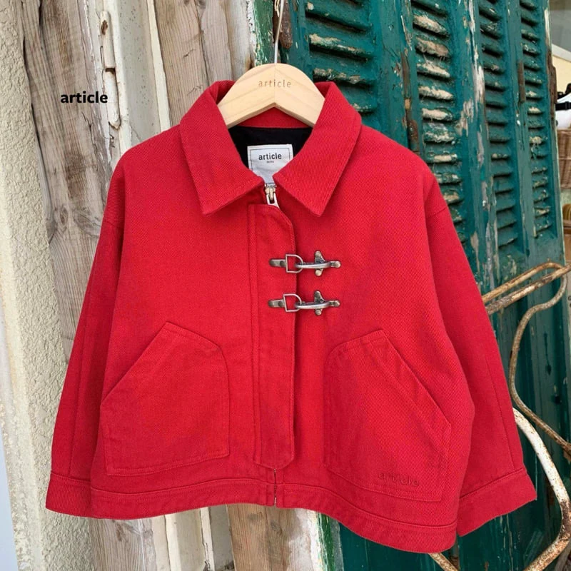 Article - Korean Children Fashion - #prettylittlegirls - Behavior Jacket - 5