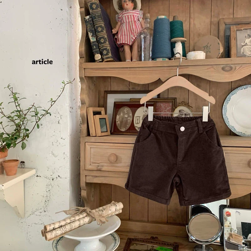 Article - Korean Children Fashion - #prettylittlegirls - Bera Corduroy Shorts - 9