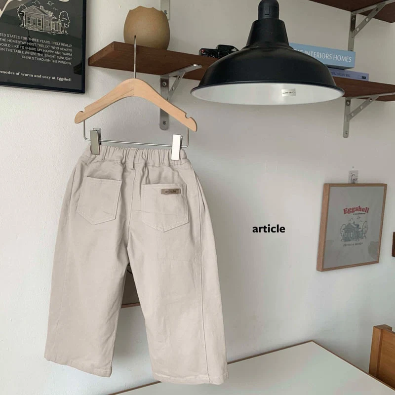 Article - Korean Children Fashion - #stylishchildhood - Side-Pleated Pants - 7
