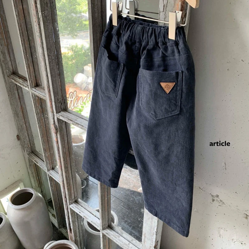 Article - Korean Children Fashion - #stylishchildhood - Peach Cut-Detail Pants - 6