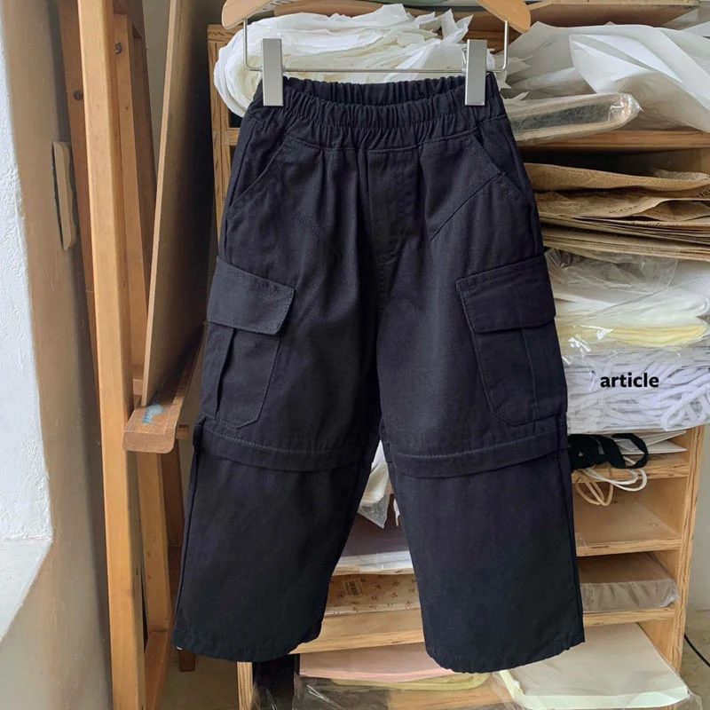 Article - Korean Children Fashion - #toddlerclothing - Peach Bio Cargo Pants - 9