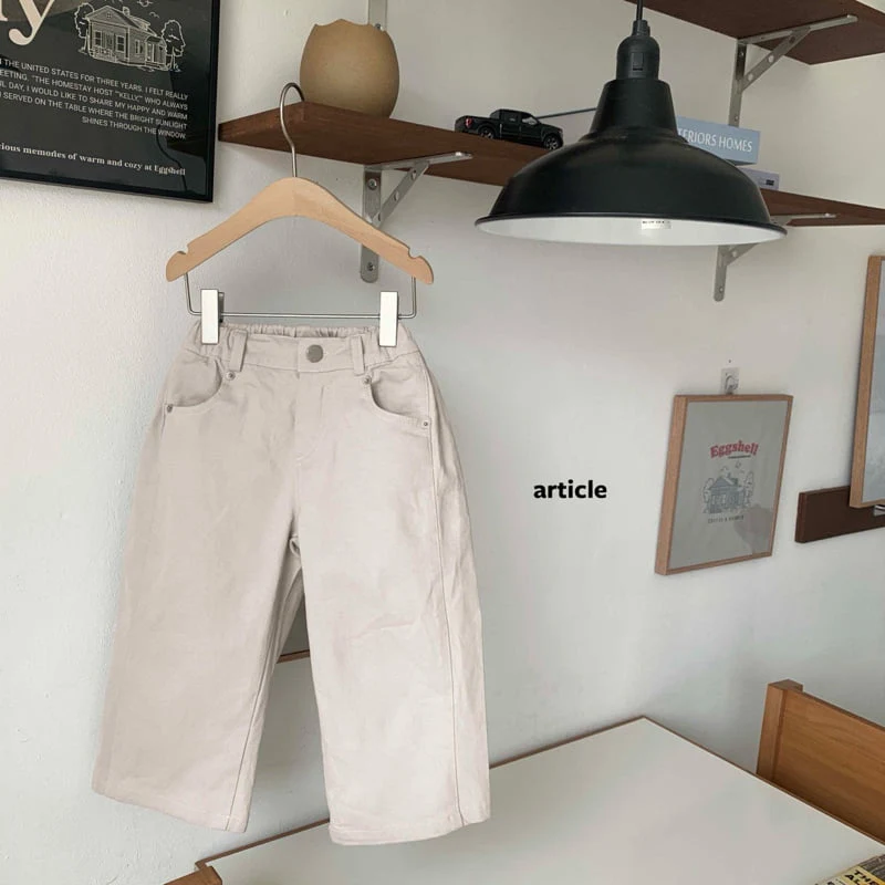 Article - Korean Children Fashion - #toddlerclothing - Side-Pleated Pants - 6