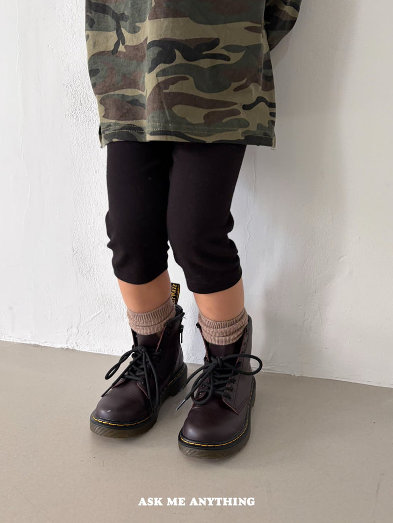 Ask Me Anything - Korean Children Fashion - #discoveringself - Half Free Leggings
