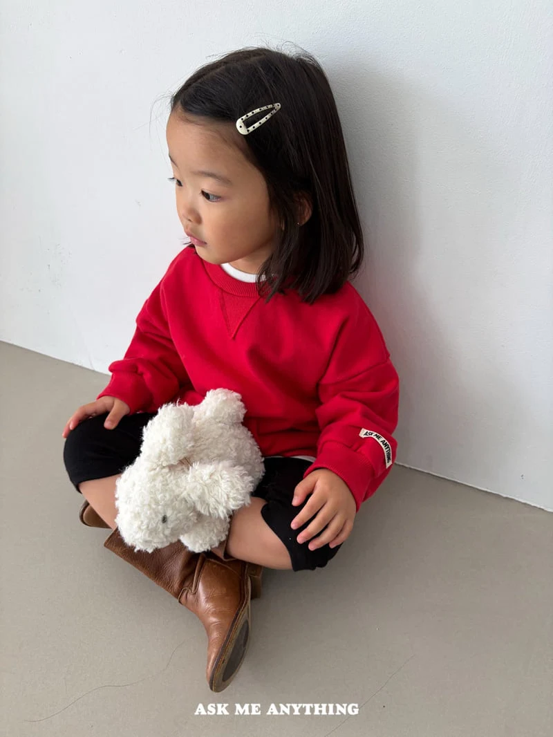 Ask Me Anything - Korean Children Fashion - #kidsshorts - Basic Sweatshirt - 5